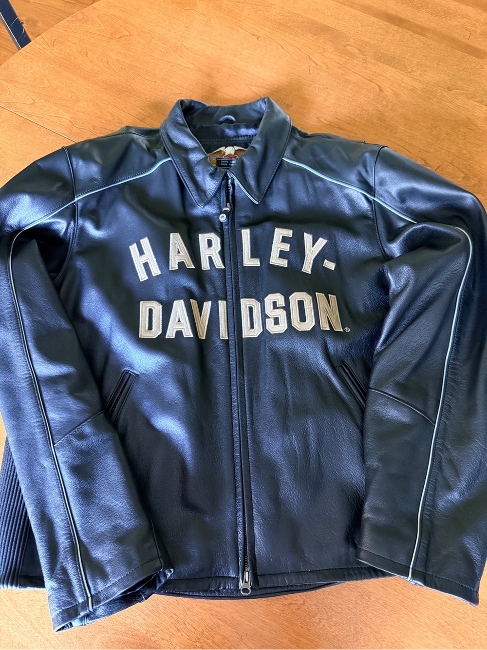 Vintage Harley Davidson 100th Anniversary Leather Jacket, Men’s XXL